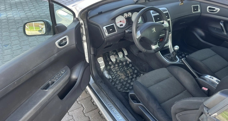 Peugeot 307 CC cena 9800 przebieg: 170000, rok produkcji 2004 z Mikołajki małe 742